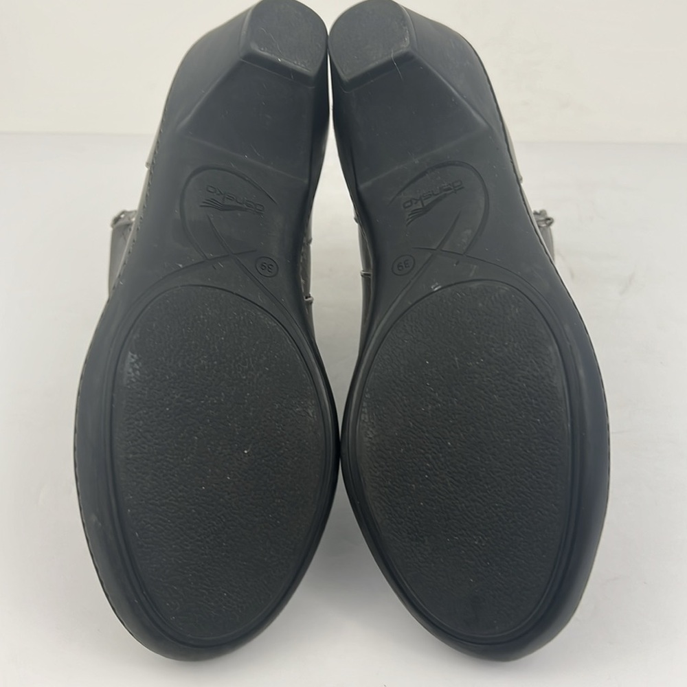 Dansko Billie Grey Ankle Boots Soft Leather Burnished Nappa Grey Womens SZ 8.5 9 - Picture 11 of 14